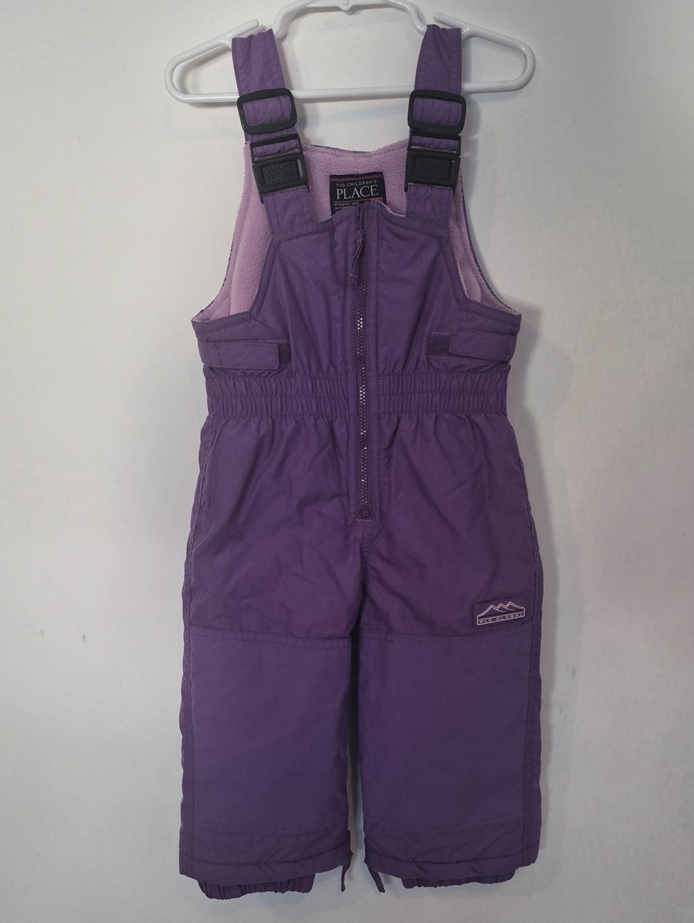 Children's Lavender Snow Overalls